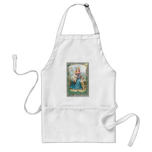 Madonna with Christ Child Adult Apron
