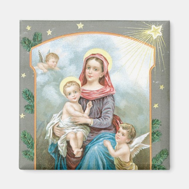 Madonna with Christ Child Magnet (Front)