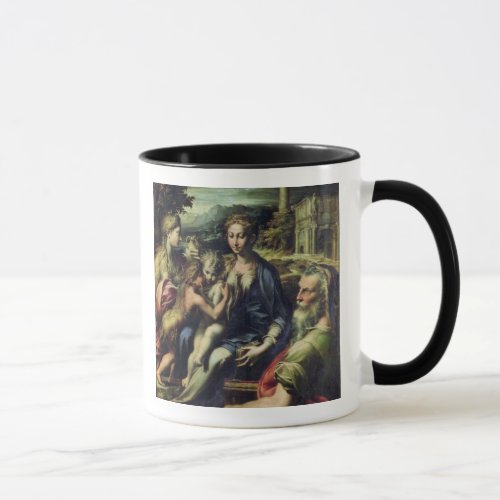 Madonna with Saint Zacharias c1527_30 oil on ca Mug