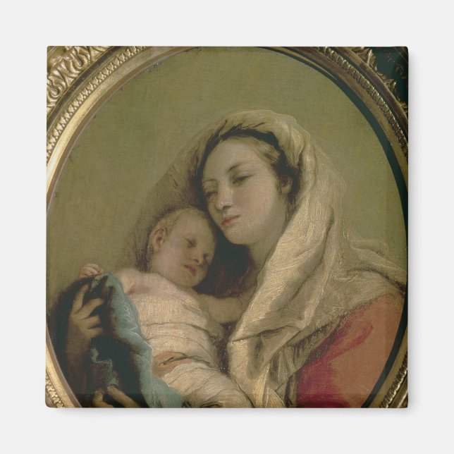 Madonna with Sleeping Child, 1780s Magnet (Front)