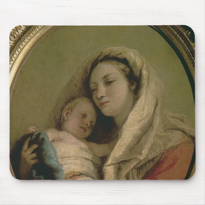 Madonna with Sleeping Child, 1780s Mousepad