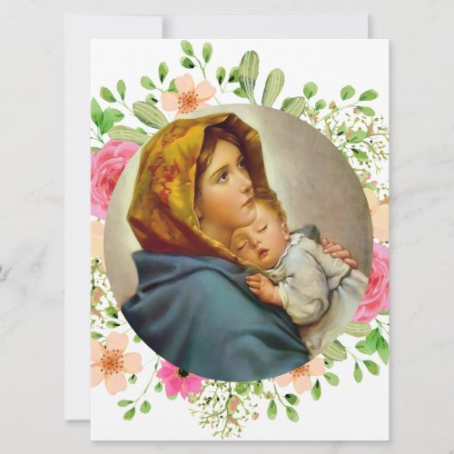 Madonnina Madonna of the Streets Ferruzzi Mary Card