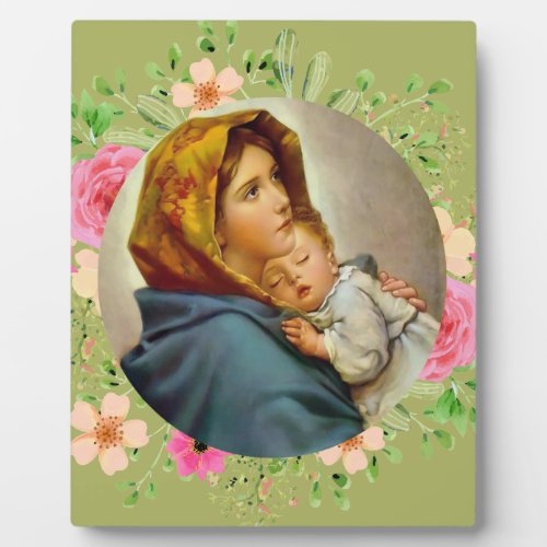 Madonnina Madonna of the Streets Ferruzzi Mary Plaque