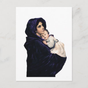 Madonnina Madonna of the Streets Postcard