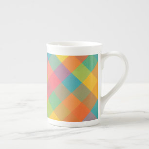 Madras Breeze – Diagonal Plaid Specialty Mugs
