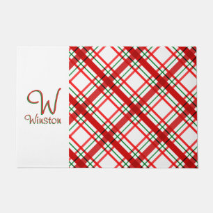 Madras Check  Doormat