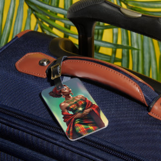 MADRAS LUGGAGE TAG