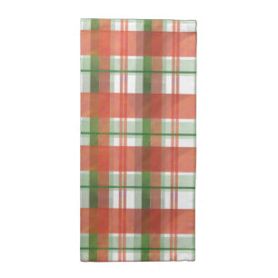Madras Plaid Christmas Cloth Napkin