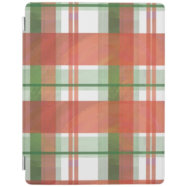 Madras Plaid Christmas iPad Smart Cover (Front)