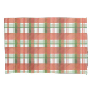 Madras Plaid Christmas Pillowcase