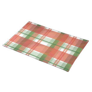 Madras Plaid Christmas Placemat