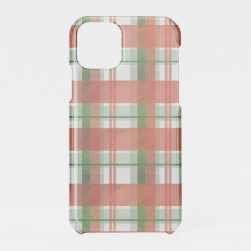 Madras Plaid Christmas iPhone 11 Pro Case