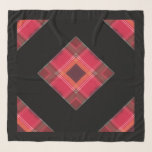 Madras Plaid Elegant Black Red Pattern Modern Scarf<br><div class="desc">Madras Plaid Elegant Black Red Pattern Modern Scarf will add a elegant touch to your attire. Wear it around your neck,  draped on your clothes or tied on your bag.
It makes an excellent gift for that special person in your life.  Designed by ©Denise Bennerson photographer</div>