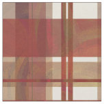 Madras Plaid Fall Red Fabric