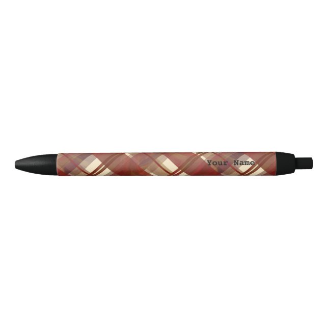 Madras Plaid Fall Red Pen (Front)