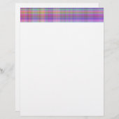 madras plaid in blue,turquoise,pink, yellow,green (Front/Back)