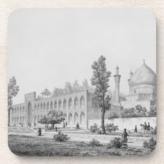 Madrasa-yi Masjid-i Shah Sultan Hussein, in Isfaha Drink Coaster (Front)