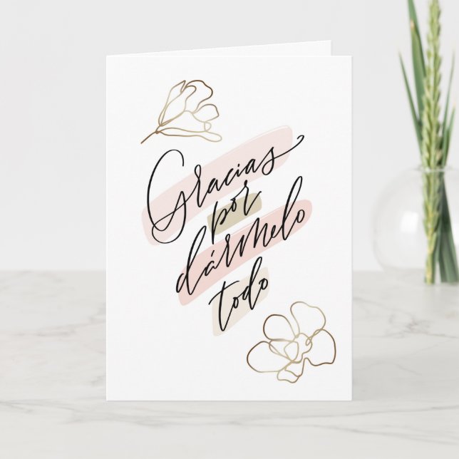 Madre, Abuela Tarjeta Español Card (Front)