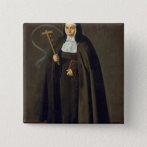 Madre Maria Jeronima de la Fuente 1620 Button