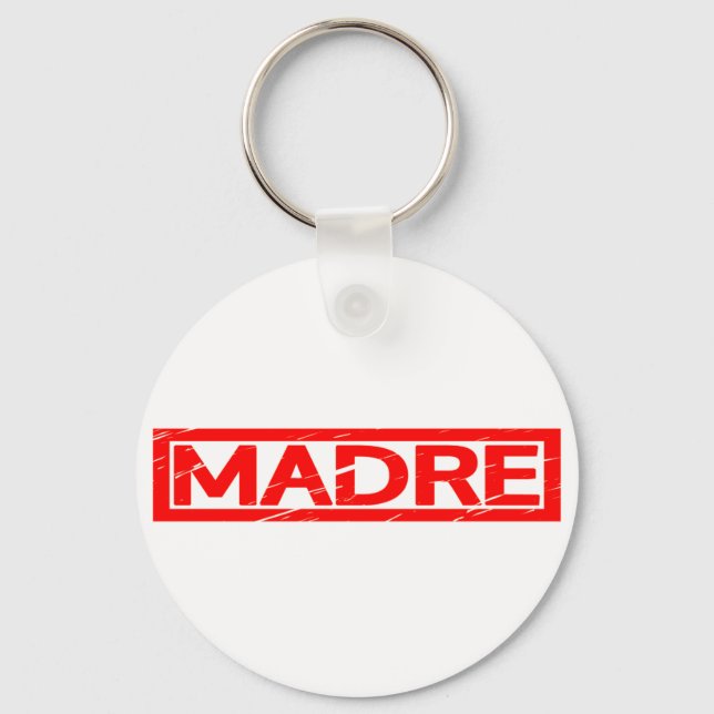 Madre Stamp Keychain (Front)