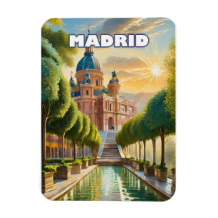 Madrid, an enchanting city, where you love to get  magnet