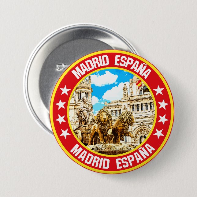 Madrid                                             button (Front & Back)