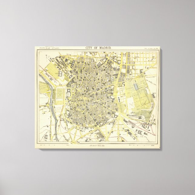 Madrid Canvas Print (Front)