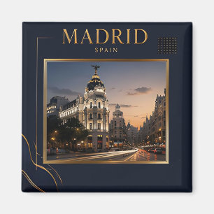 🏛️ Madrid City Landmarks Travel Spain 🇪🇸 Magnet