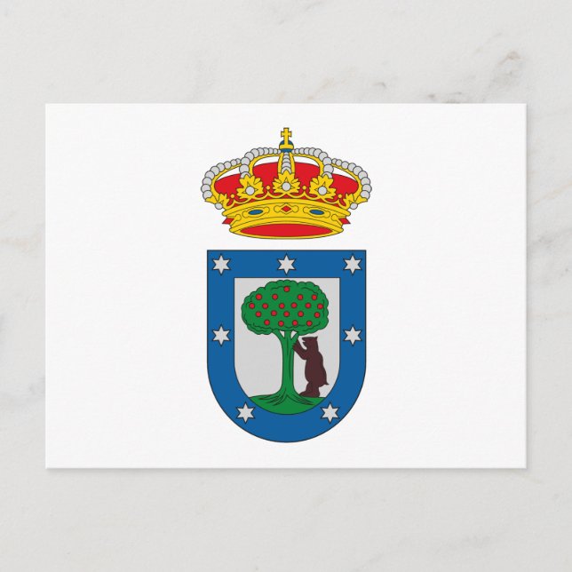 Madrid Coat of Arms Postcard (Front)