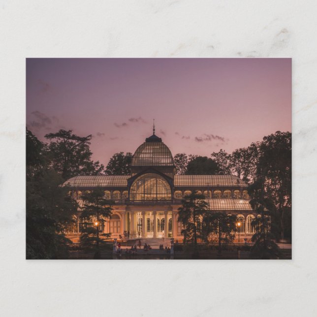 Madrid Crystal Palace Travel Postcard (Front)