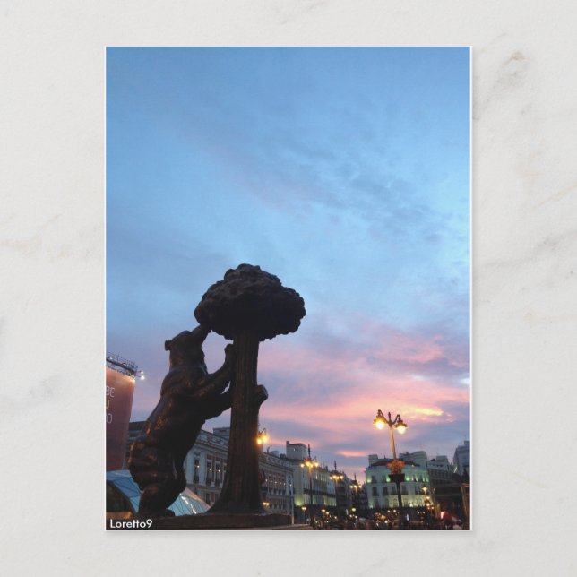 Madrid - El Oso y el Madroño Postcard (Front)