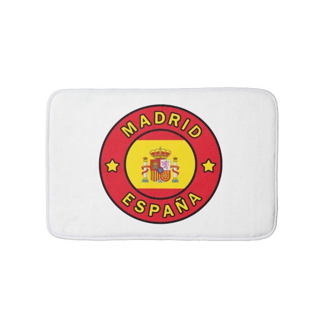 Madrid España Bath Mat (Front)