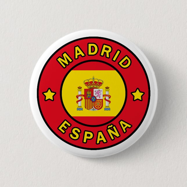 Madrid España Button (Front)