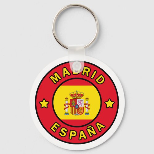 Madrid Espaa Keychain