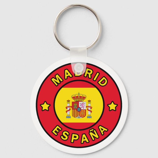 Madrid España Keychain (Front)