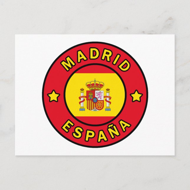 Madrid España Postcard (Front)