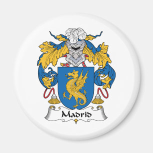 Madrid Family Crest Magnet