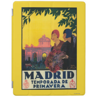 Madrid in Springtime Travel Promotional Poster iPad Smart Cover