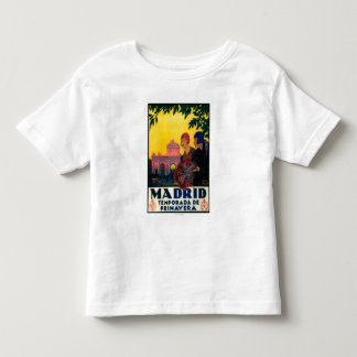 Madrid in Springtime Travel Promotional Poster Toddler T-shirt