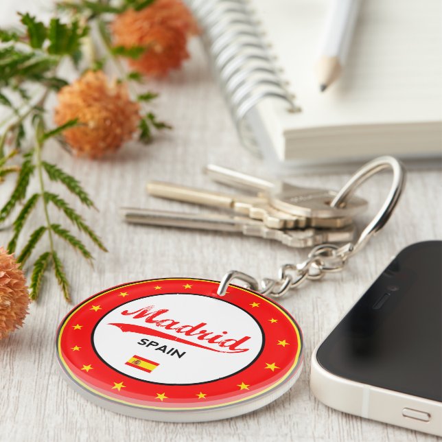 Madrid Keychain (Front Right)