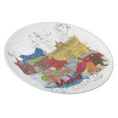 Madrid Melamine Plate (Right Side)