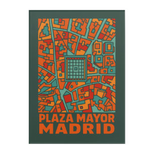 Madrid Plaza Mayor Acrylic Print
