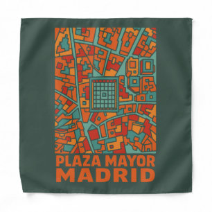 Madrid Plaza Mayor Bandana