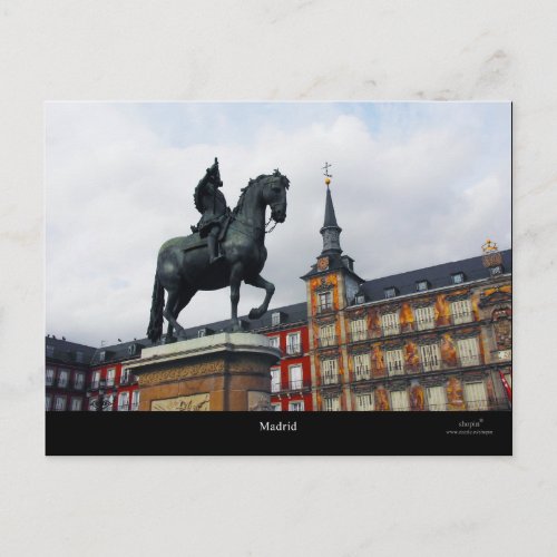 Madrid Plaza Mayor Centro de Madrid Postcard