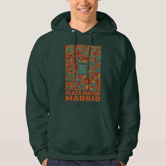 Madrid Plaza Mayor Hoodie (Front)