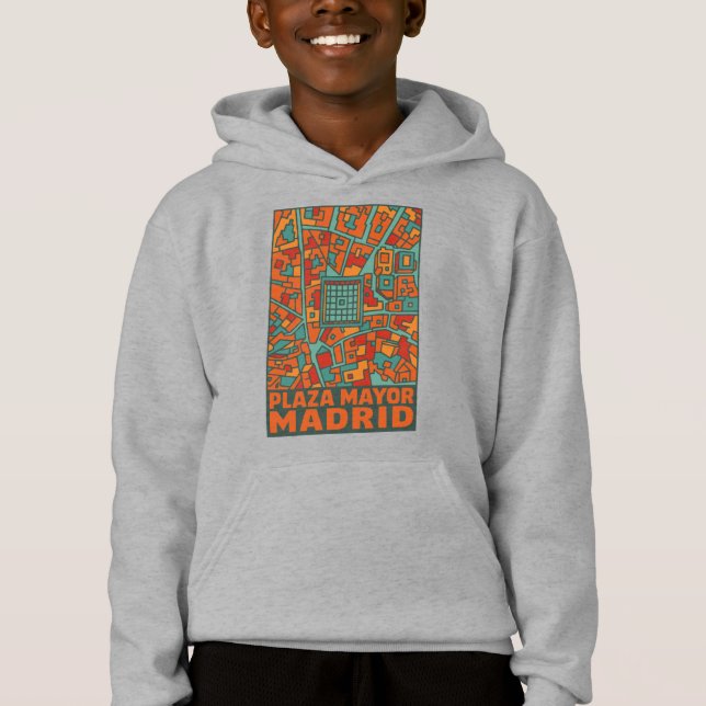 Madrid Plaza Mayor Hoodie (Front)