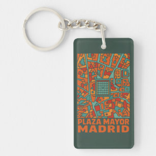 Madrid Plaza Mayor Keychain