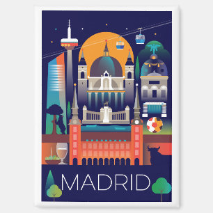Madrid Refrigerator Magnet