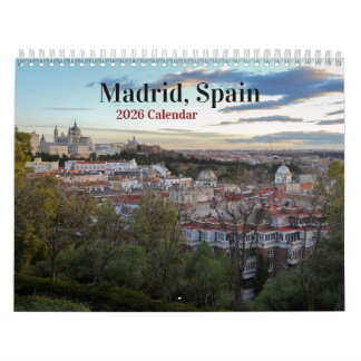 Madrid Spain 2026 Calendar