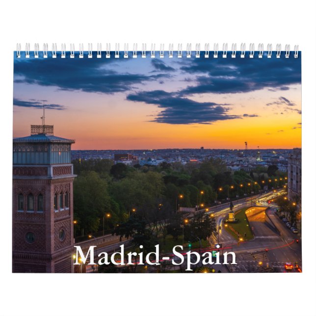 Madrid-Spain Calendar (Cover)